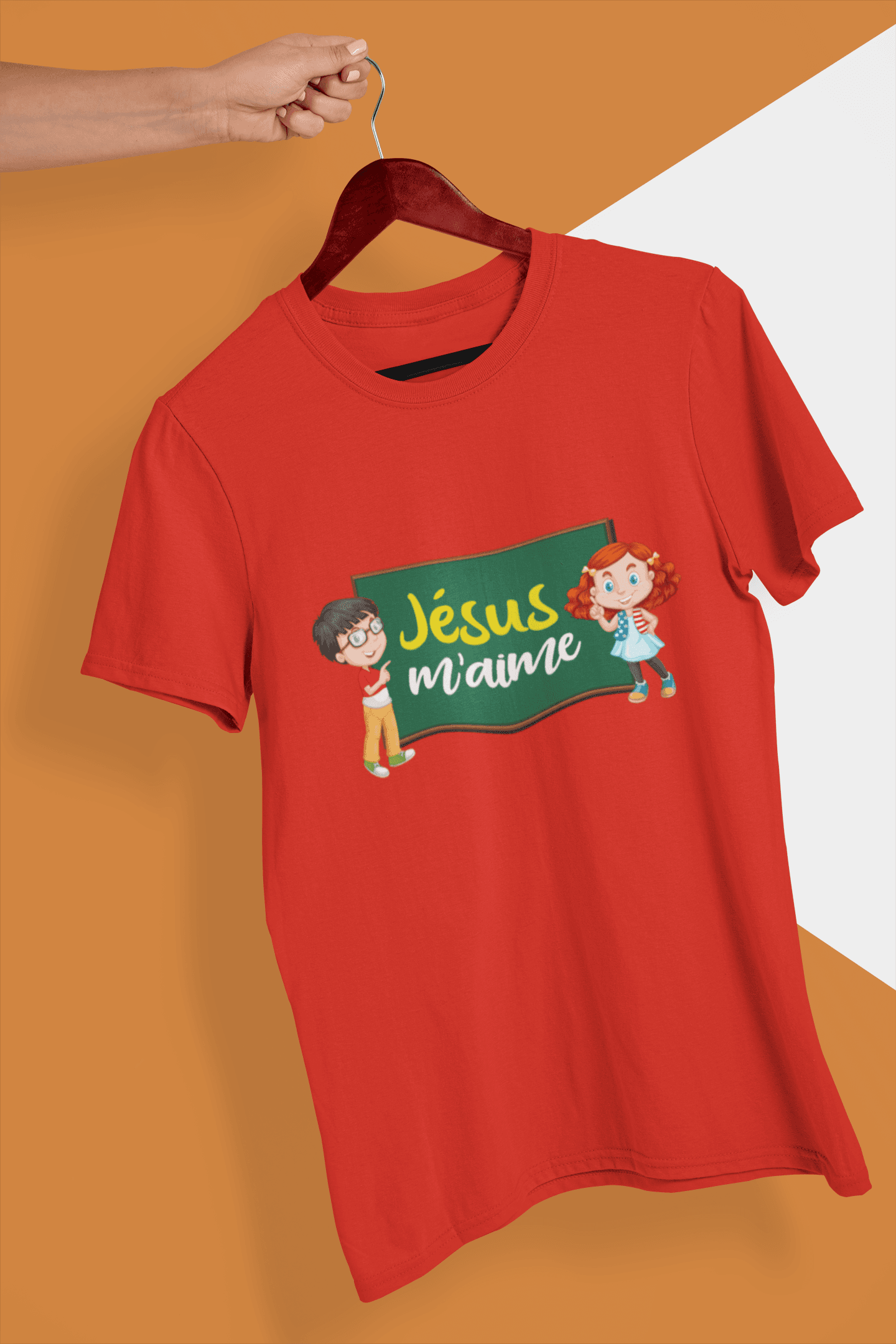 T-Shirt -"JESUS m'aime"- Jelotia