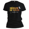 T-shirt – "Jésus, je veux t'adorer" – Marya ADE x Jelotia®