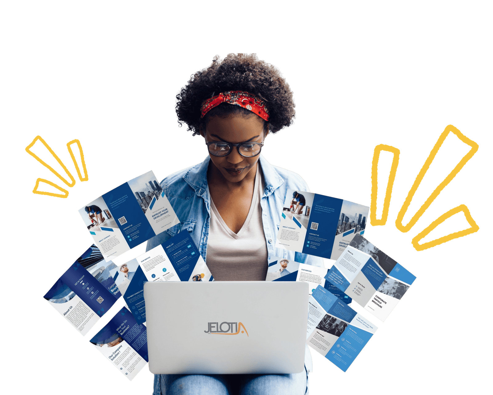 Jelotia - Dépliants Création & impression professionnelle Banner