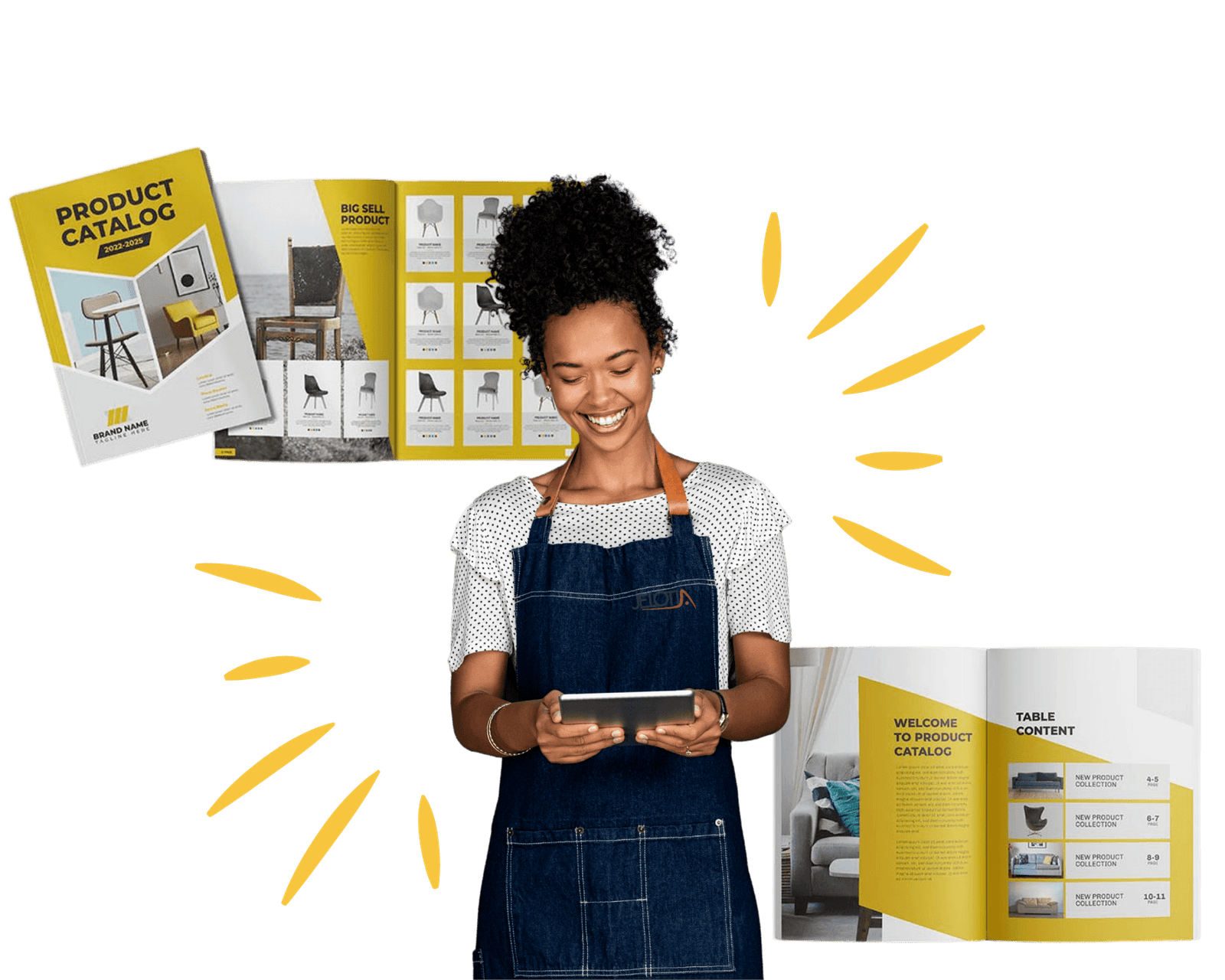 Jelotia - catalogues et magazines Mise en page & qualité Banner